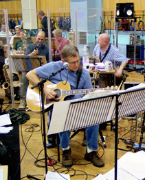Ken in rehearsal at Abbey Road Studios